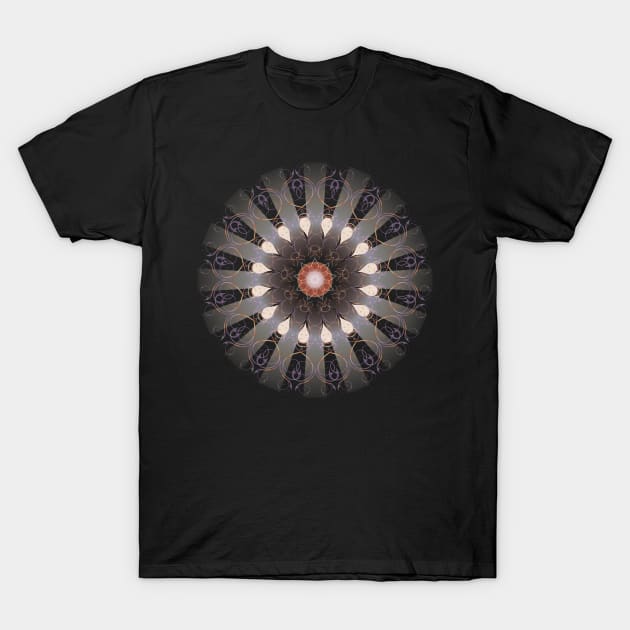 Into The Light Mandala T-Shirt by iZiets